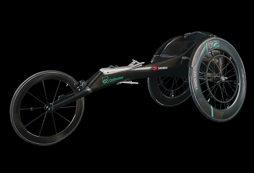 race wheelchair side view